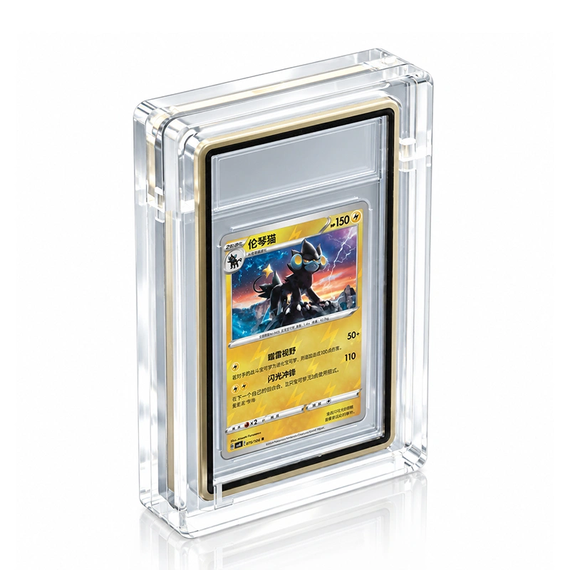 Acrylic PSA Card Display Case | Clear Magnetic Graded Card Protector