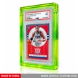 Neon Green Acrylic PSA Card Display Case | Graded Card Slab Protector