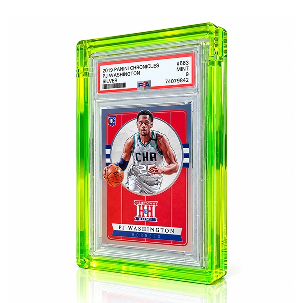 Neon Green Acrylic PSA Card Display Case | Graded Card Slab Protector