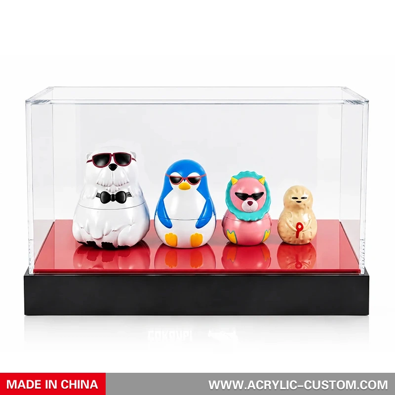 Clear Acrylic Figure Display Case | Dustproof Toy & Collectible Showcase