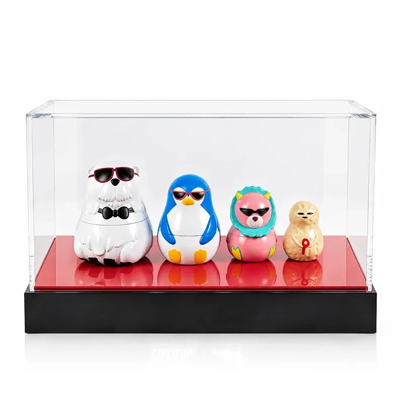 Clear Acrylic Figure Display Case | Dustproof Toy & Collectible Showcase