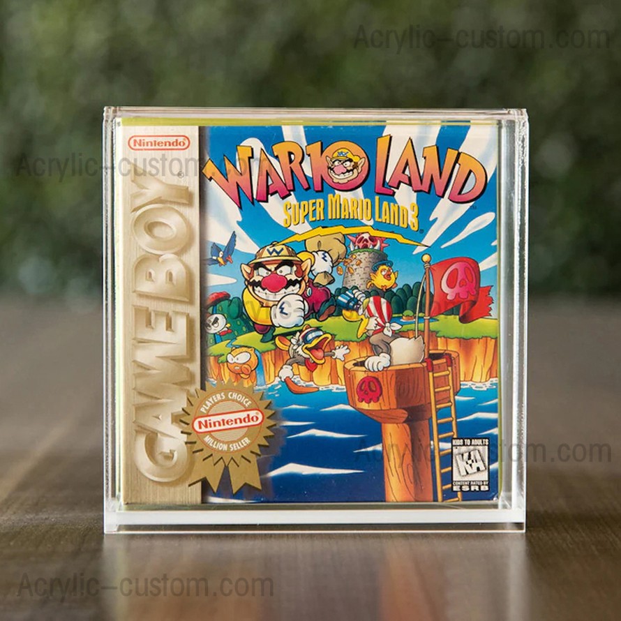 Boîte de jeu en acrylique Boîte de jeu Nintendo Vitrine en acrylique