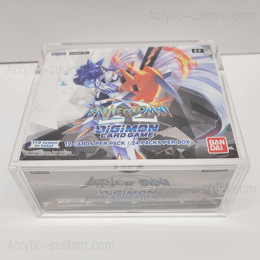 Boîtier acrylique Digimon TCG Booster Box