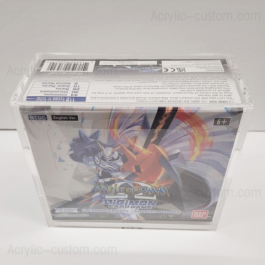 Boîtier acrylique Digimon TCG Booster Box