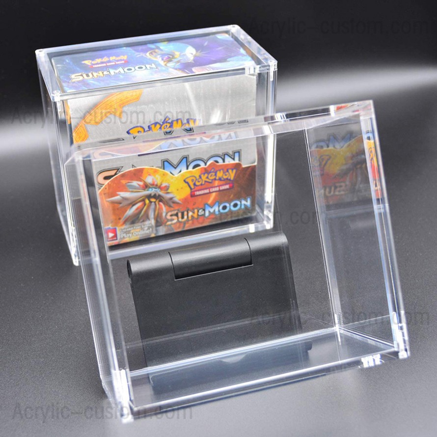 Caja de sobres de Pokemon con tapa Vitrina de acrílico magnética