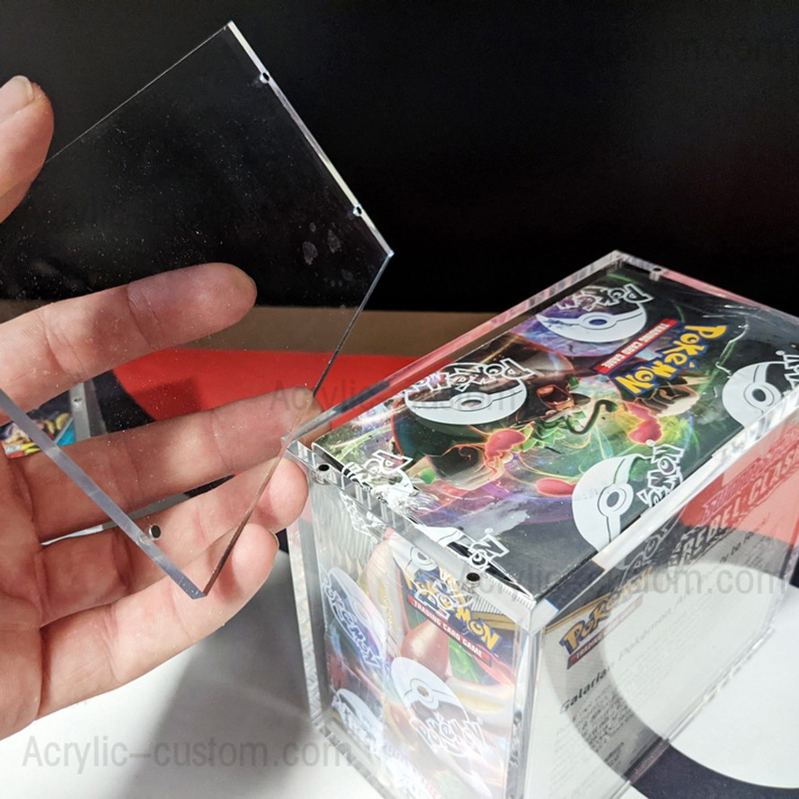 Acrylic Booster Box With Magnetic Lid