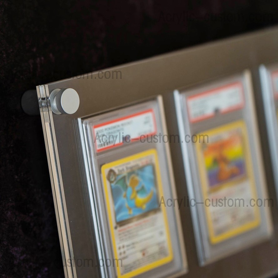 Pokemon Card PSA Slab Display Stand abgestufter Kartenhalter