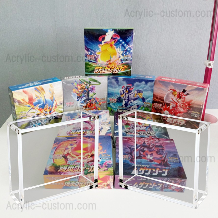 booster box funda protectora pokemon card game display