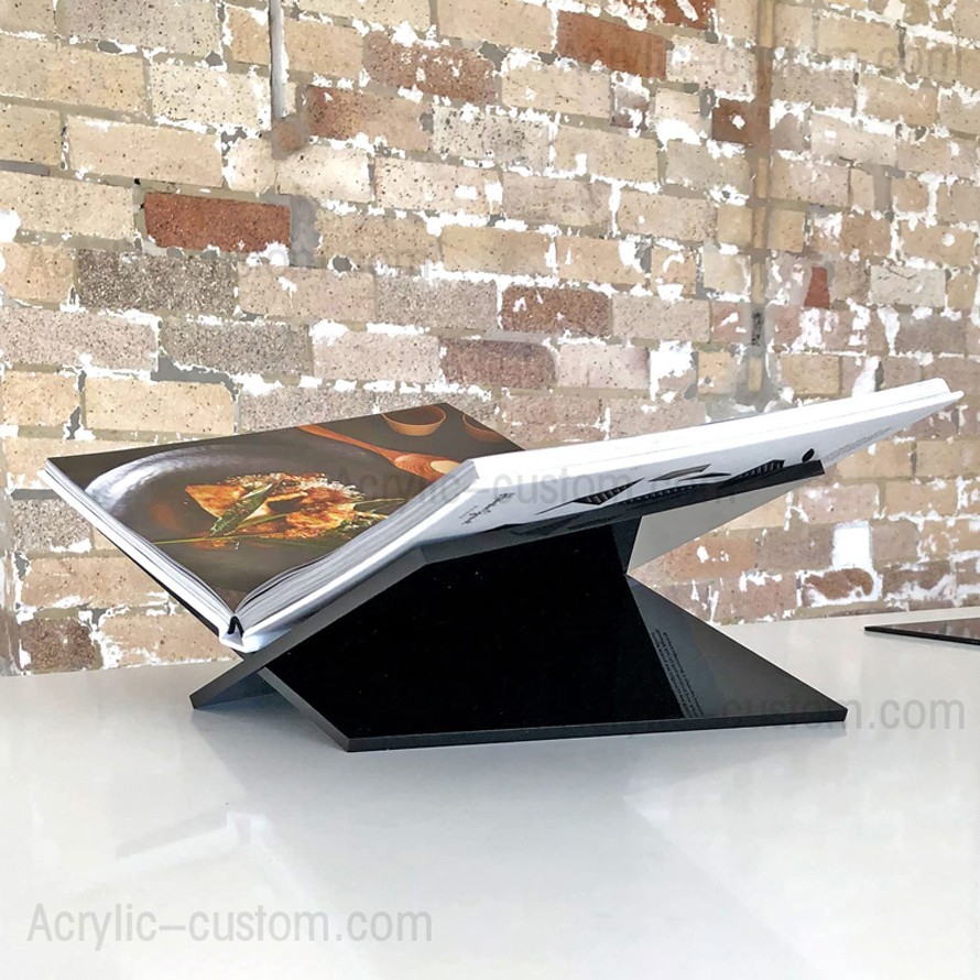 acrylic book stand modern open book stand