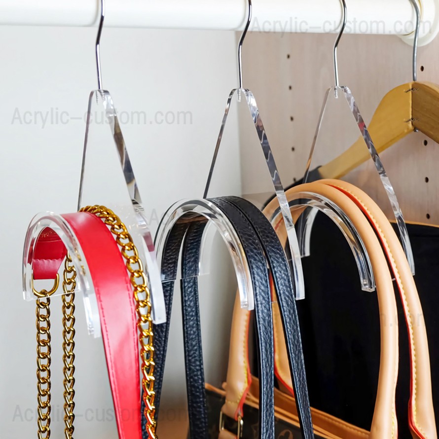 Acrylic handbag online hangers