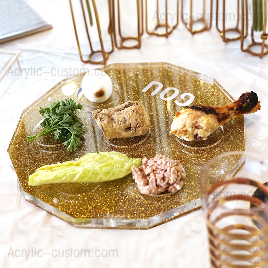 Passover Gift - Lucite Seder Plate