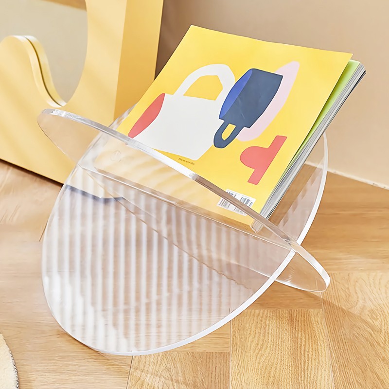 open acrylic reading book stand