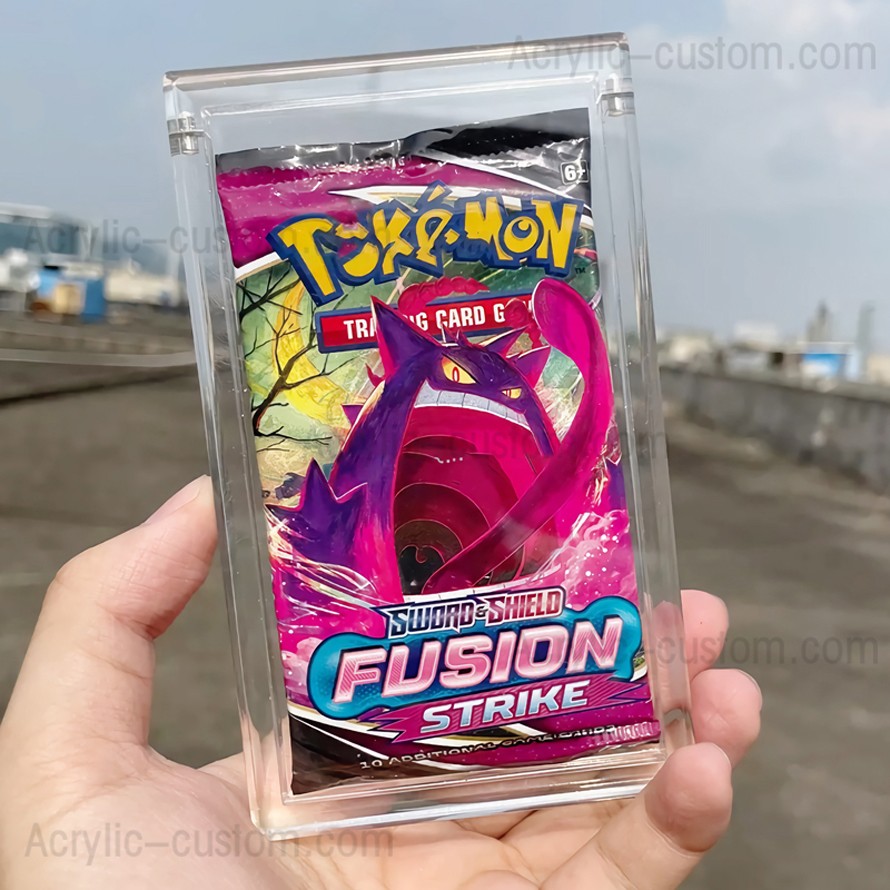 Magnetic Booster Pack Case Acrylic Booster Pack Card Protector for Display