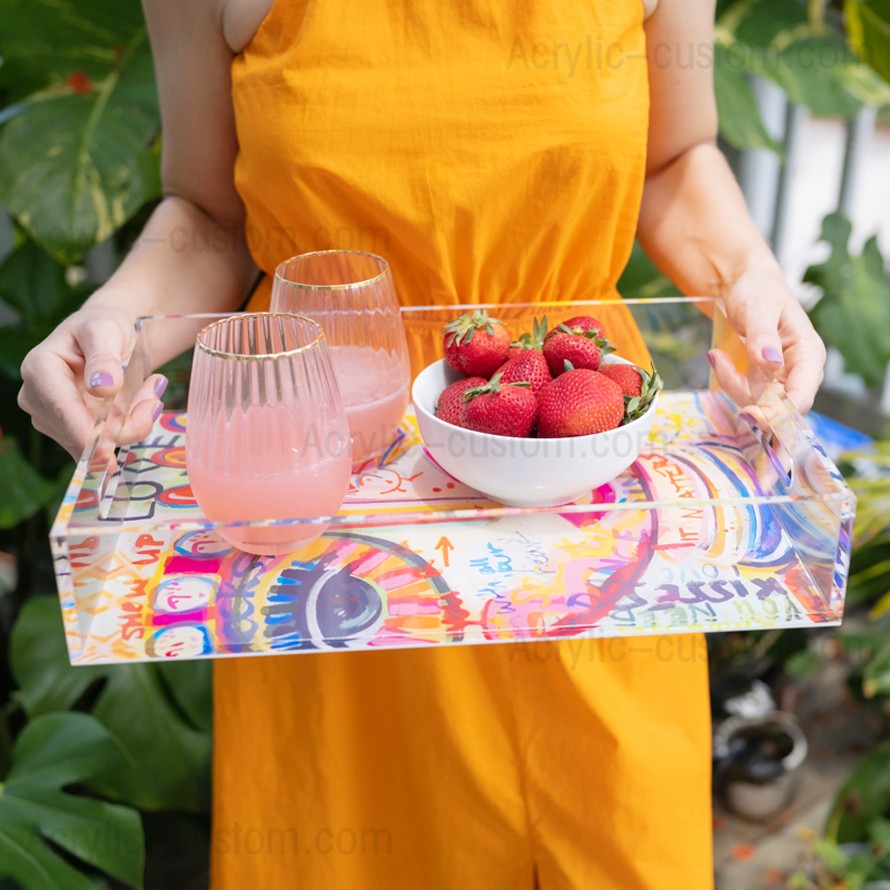 Decorative Acrylic Tray