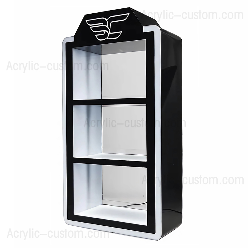 Acrylic Custom Retail LED Vapor Display Cases