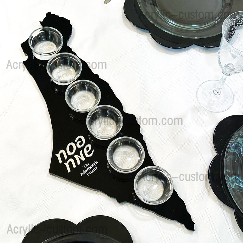 Israel-Shaped Passover Seder Tray