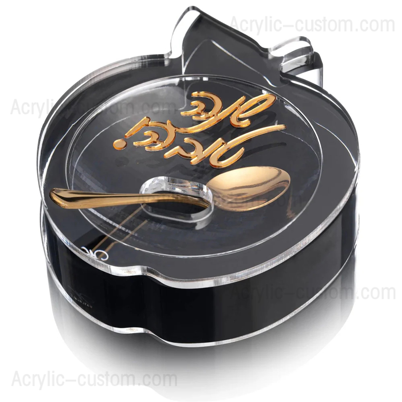 Acrylic Apple Honey Dish