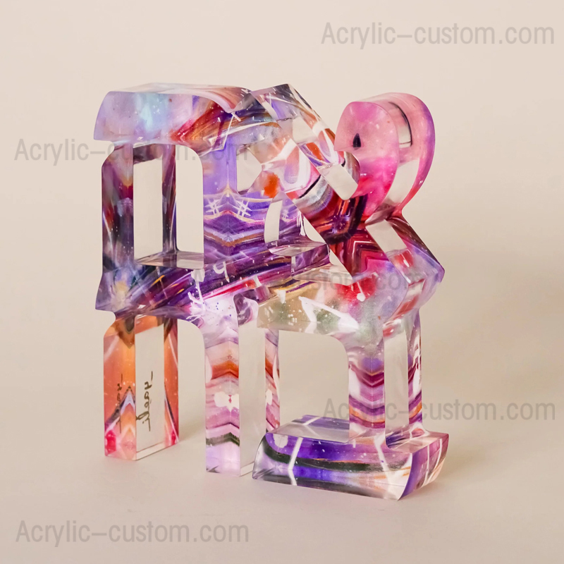 AHAVA Acrylic Sculpture