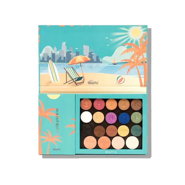 IN-N-OUT BEAUTY 25 COLOR EYE/FACE REPLACEABLE PALETTE