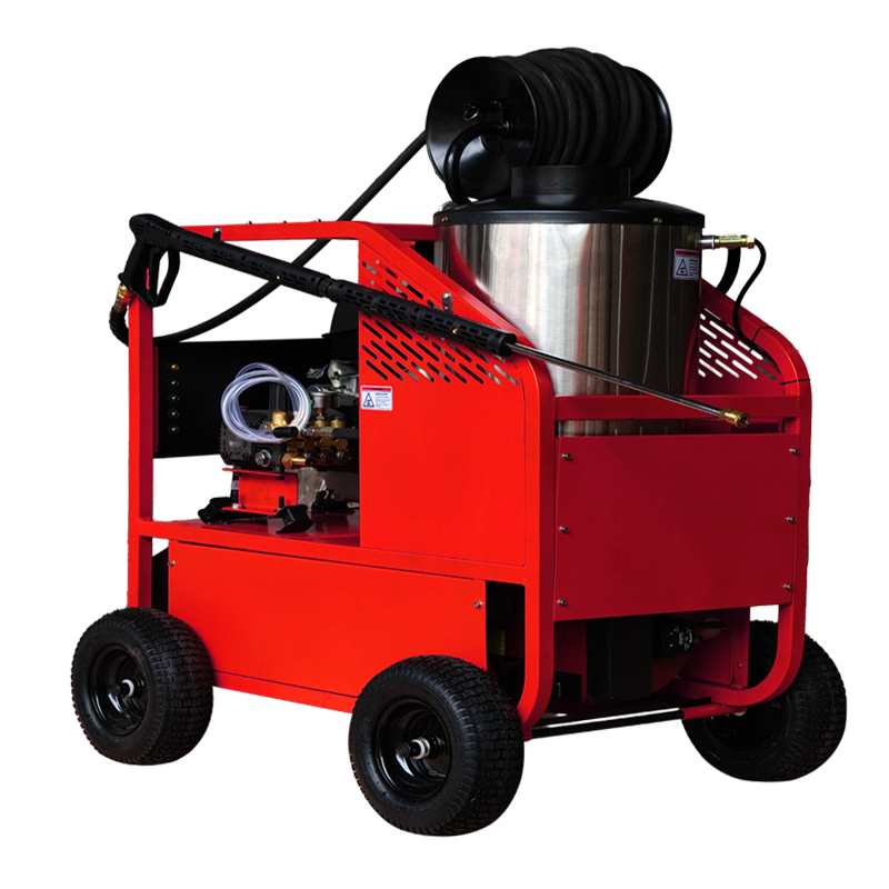 Hot Water Pressure Washer Diesel Heated Industrial Cleaning Equipment