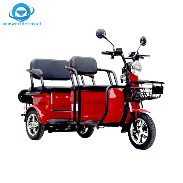 T102 Export Electric Tricycle  Three-wheeler Motorcycle Trike Overseas Warehouse Three-wheeler Motor Cycle