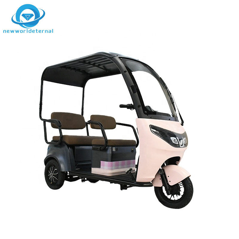 T119 Three-wheeler Motor Cycle Export Electric Tricycle Small Size   Passenger Three-wheeler Motorcycle Trike Overseas Warehouse