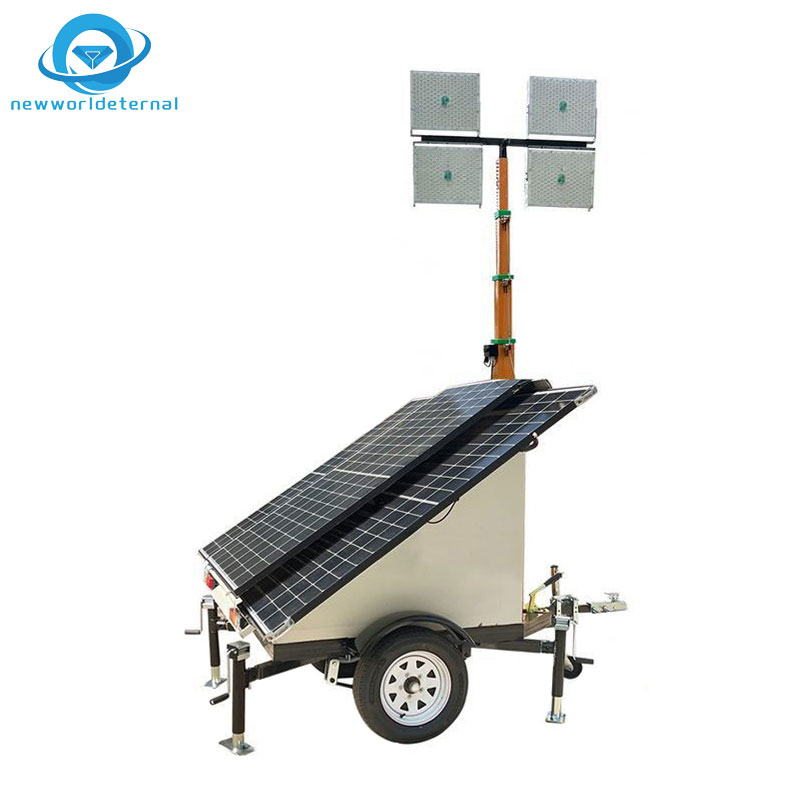 Industrial Height Mobile Trailer-Mounted Smart Remote Control Mobile Lighthouse  Lighting Construction Light Tower