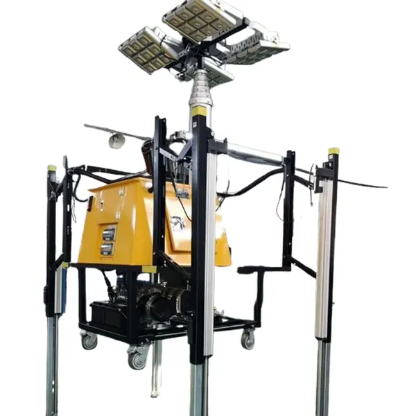 4*1000W High Brightness Lighting Tower Road Construction Lighting Supplier Manufacturer