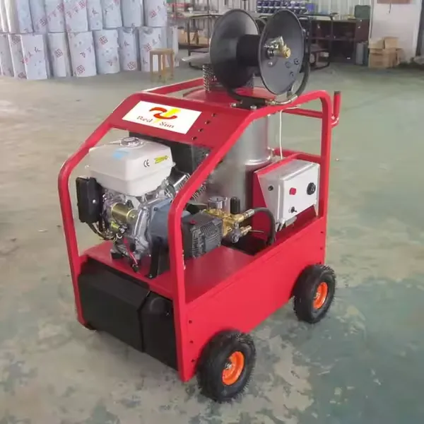 Gasoline Hot Water High Pressure Washers 4000PsI 270bar high pressure cleaner  Car wash shop