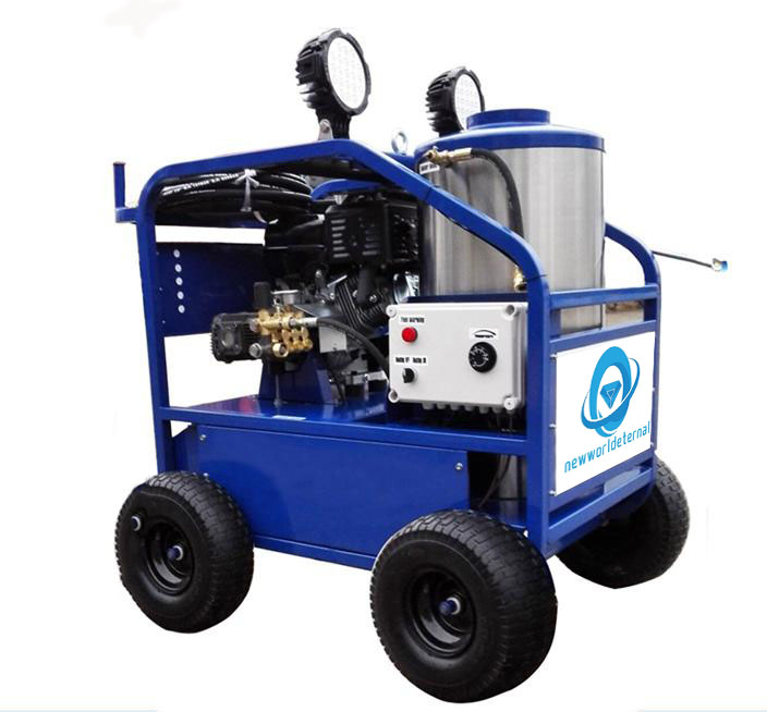 Gasoline Hot Water High Pressure Washers 4000PsI 270bar high pressure cleaner  Car wash shop