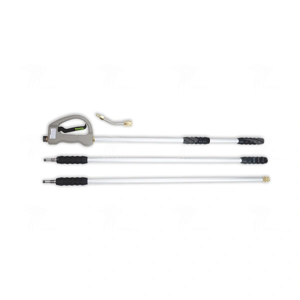 Extension Pole Kit  applicated  high pressure washer washing machine  withhigh pressure hose spray water nozzle.