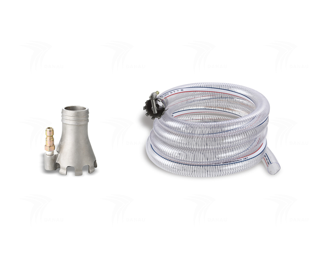 Stainless Steel Sludge Sucker applicated  high pressure washer washing machine  withhigh pressure hose spray water nozzle