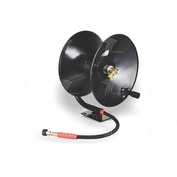 Base Mounting High Pressure Hose Reel   applicated  high pressure washer washing machine  withhigh pressure hose spray water nozzle