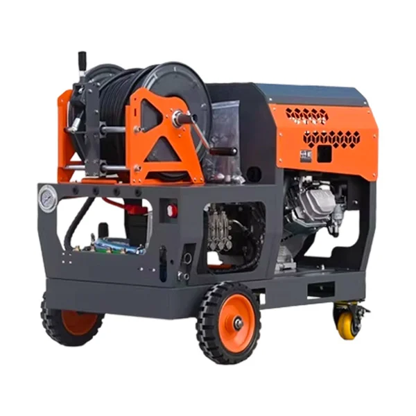 200Bar16L Industrial Drain Cleaning Machine Heavy Duty Sewer Pipe Cleaner with Long Cable