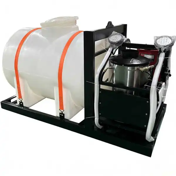 4000PSI Diesel Hot Water Pressure Washer with Water Tank for Oil Grease Cleaner
