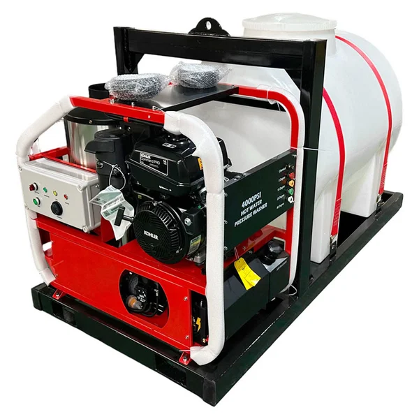 Professional 3000 Psi Electric Hot Water Pressure Washer 5.5kw Industrial Use