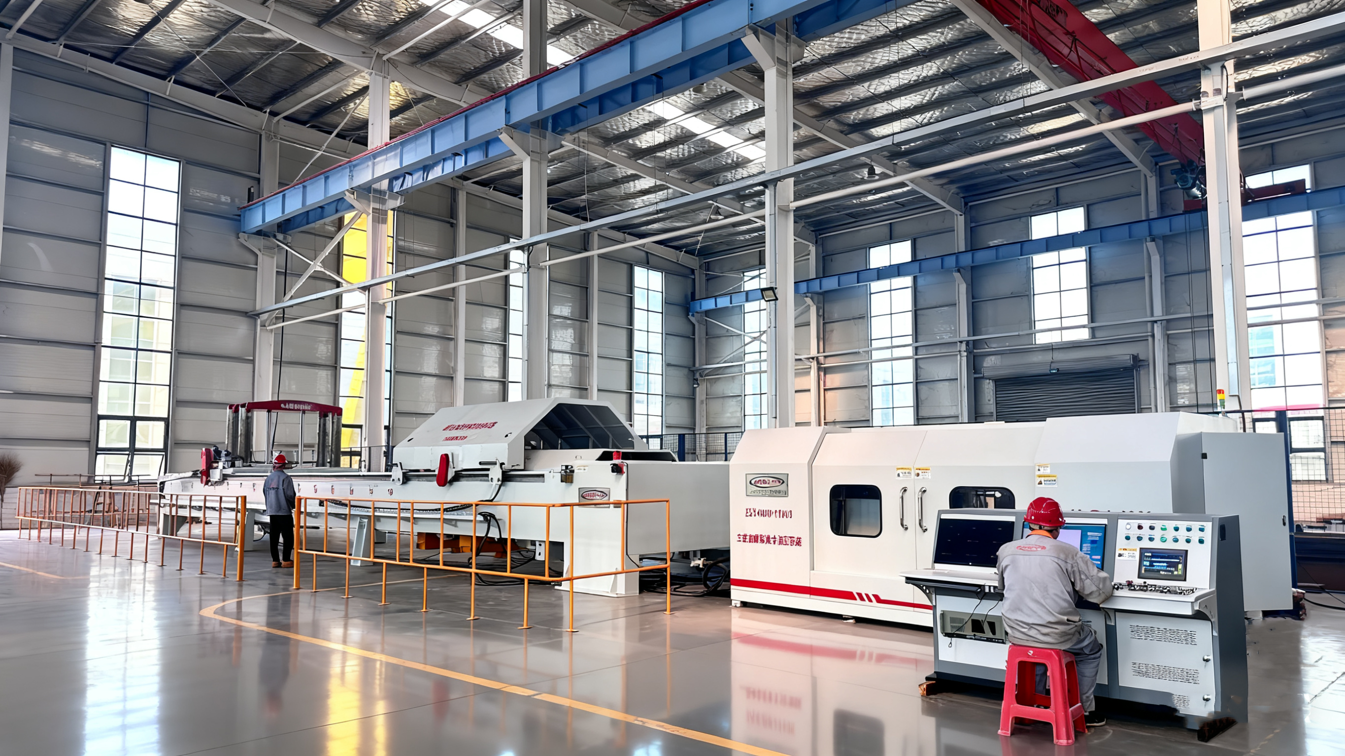 Column loading test bench 4000T