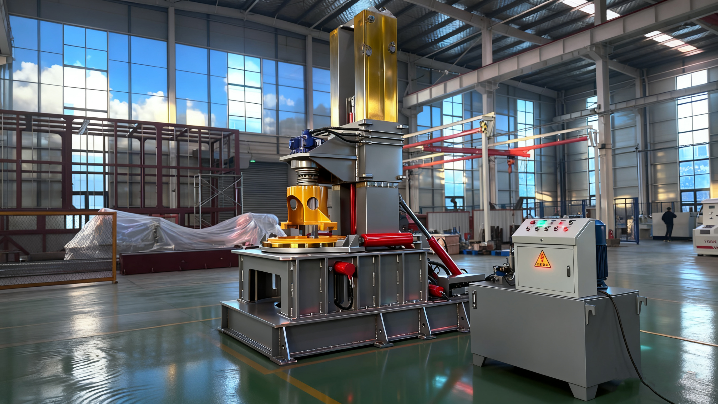 Column jack swing disassembly machine