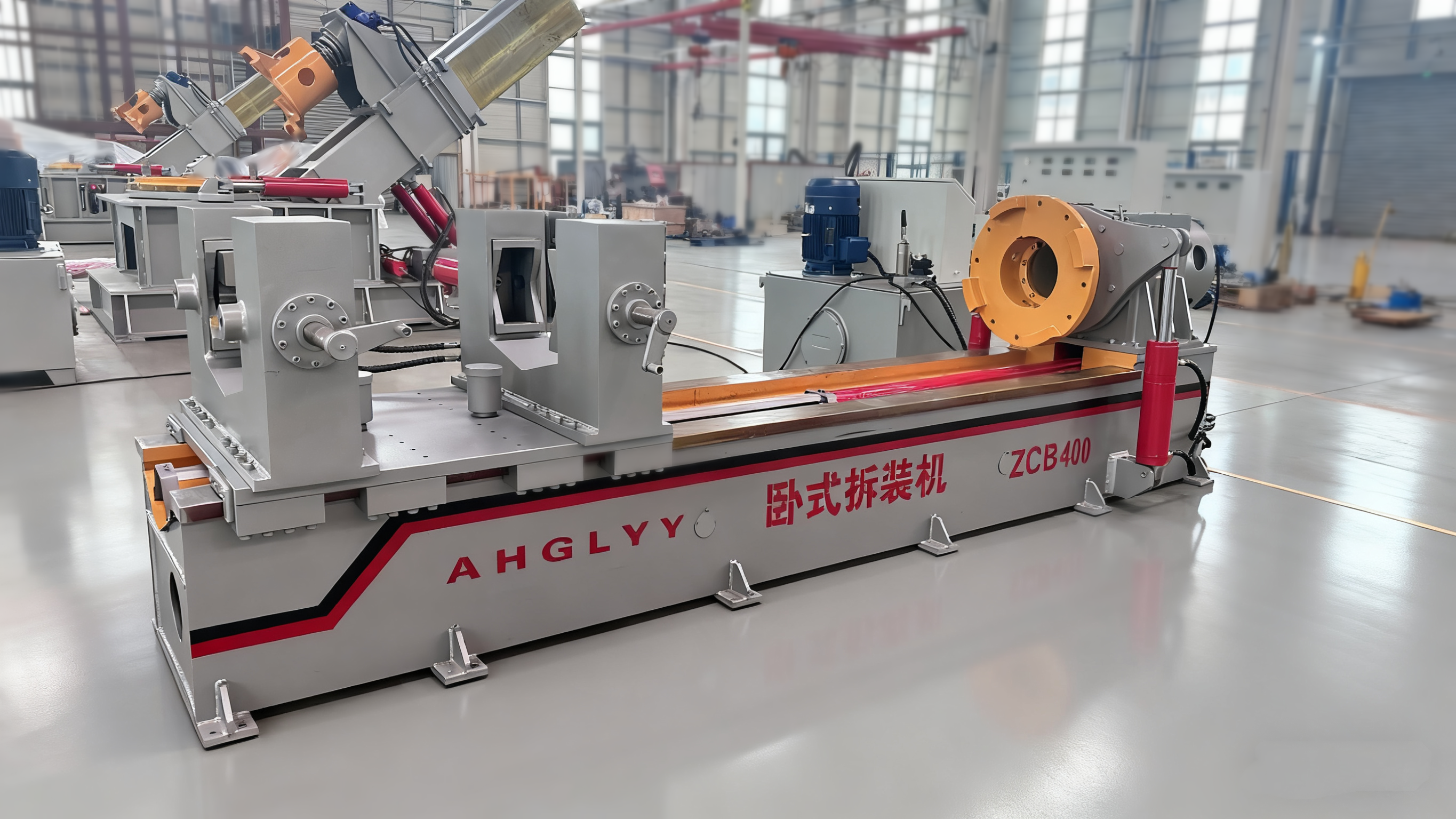 Horizontal cylinder dismantling machine ZCB400