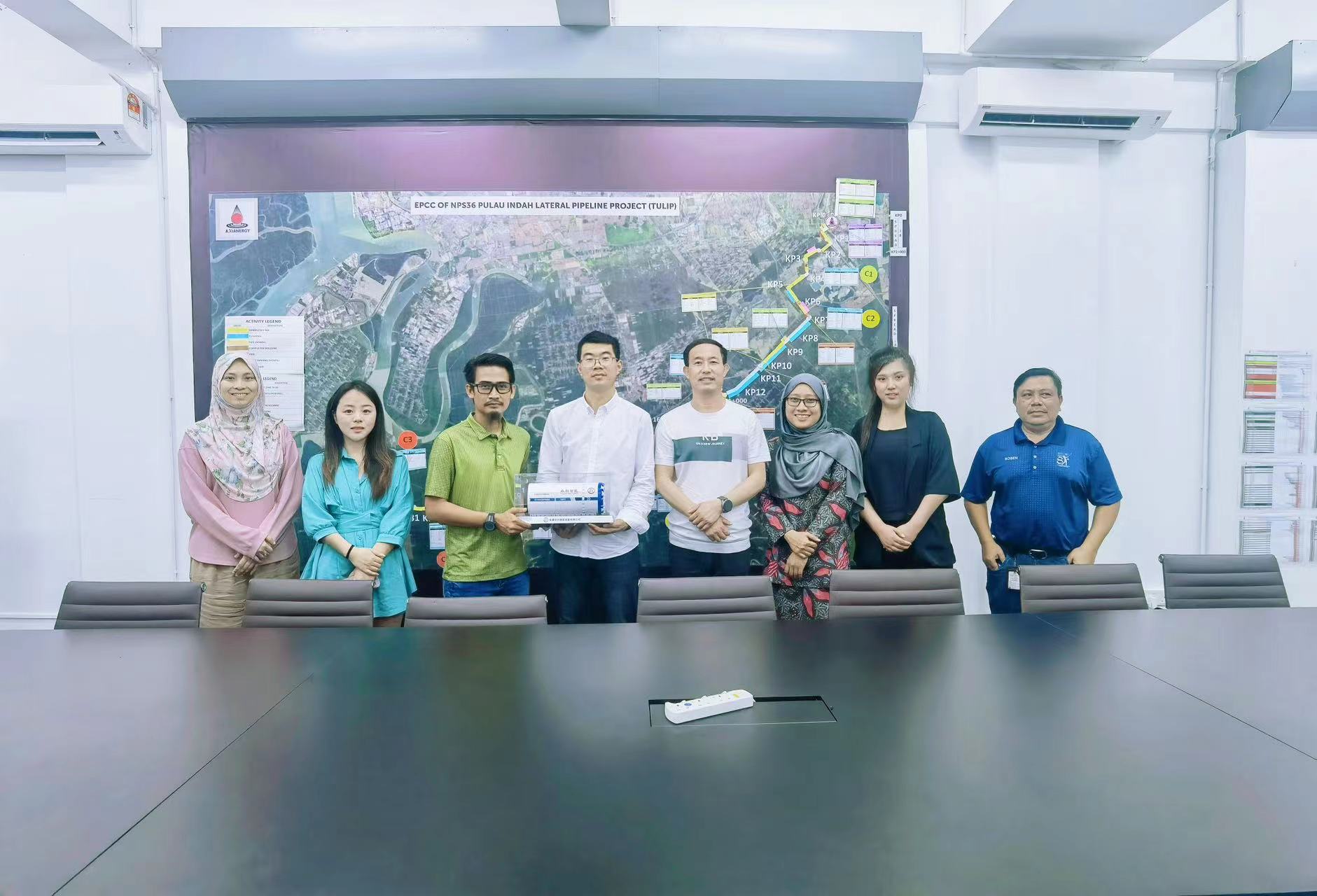 We visit XXXX company In Malyasia 