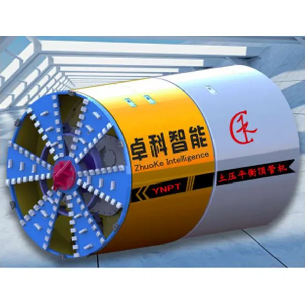 Earth pressure balance pipe jacking 