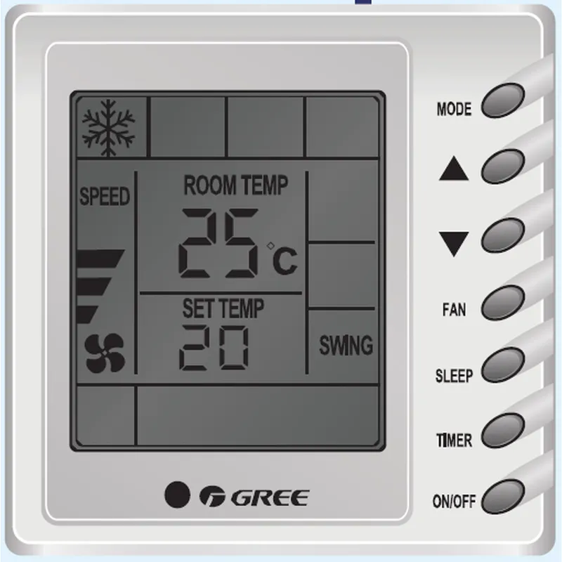Gree VRF ducted inoor unit wired controller 30296014 Z60351F ZX63_FB