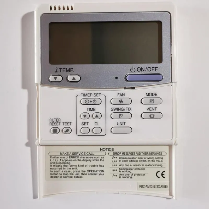 Toshiba VRF wired controller TOSHIBA VRF SPARE PARTS