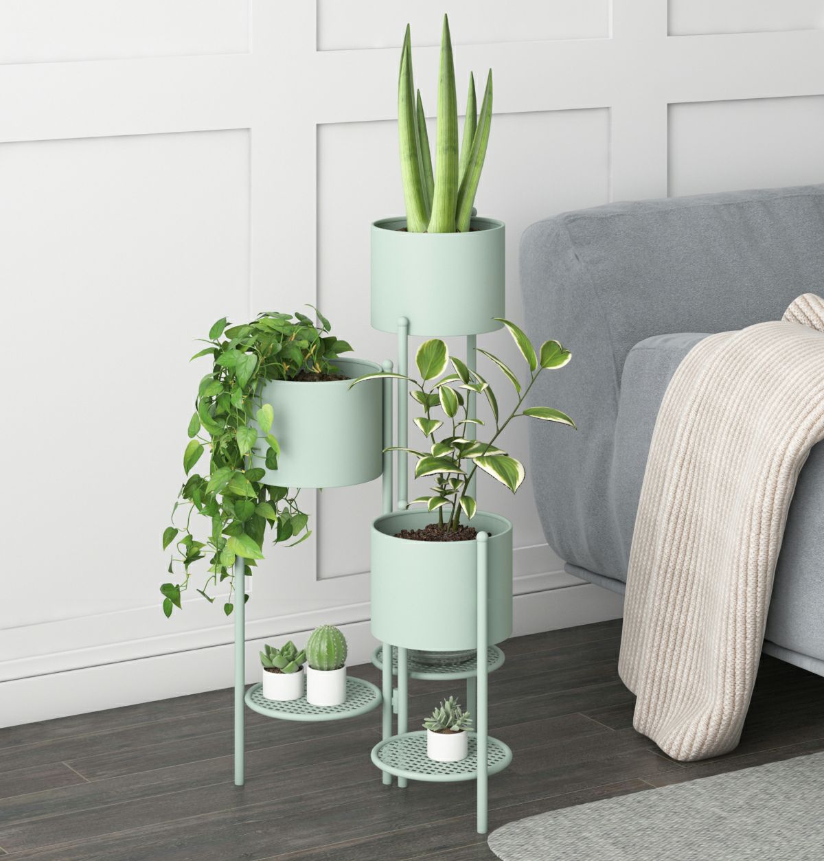Metal Plant Stand aisundy