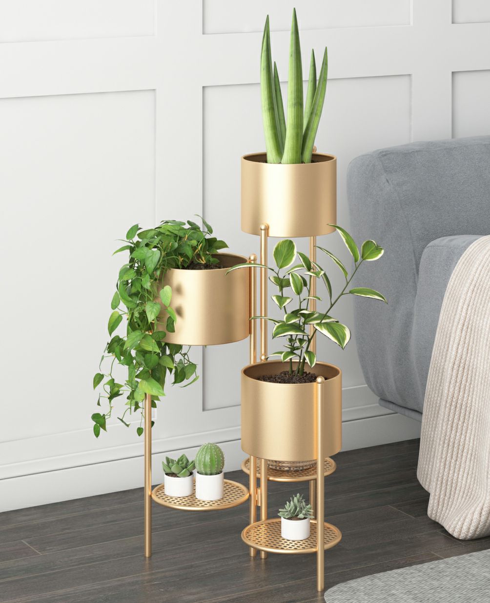Metal Plant Stand aisundy