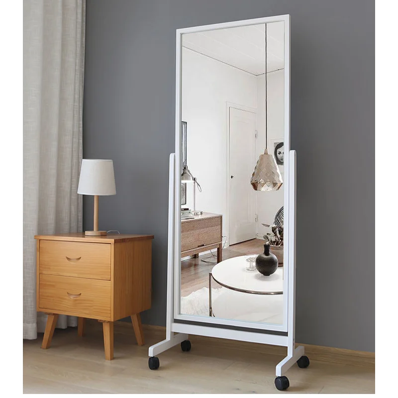 Large Standing Mirror Tilting Mirror Swivel Mirror on wheels