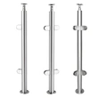 Glass Railing Round Stainless Steel 330 Heavy Duty Post