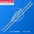 Samsung 43NU LCD TV backlight AOT-43-NU7100F2X28-3030C LED backlight