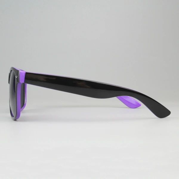 Mprinted Two Tone Sunglasses Purple With Bblack Frame