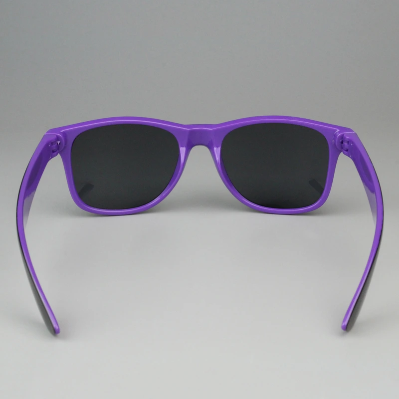 Mprinted Two Tone Sunglasses Purple With Bblack Frame